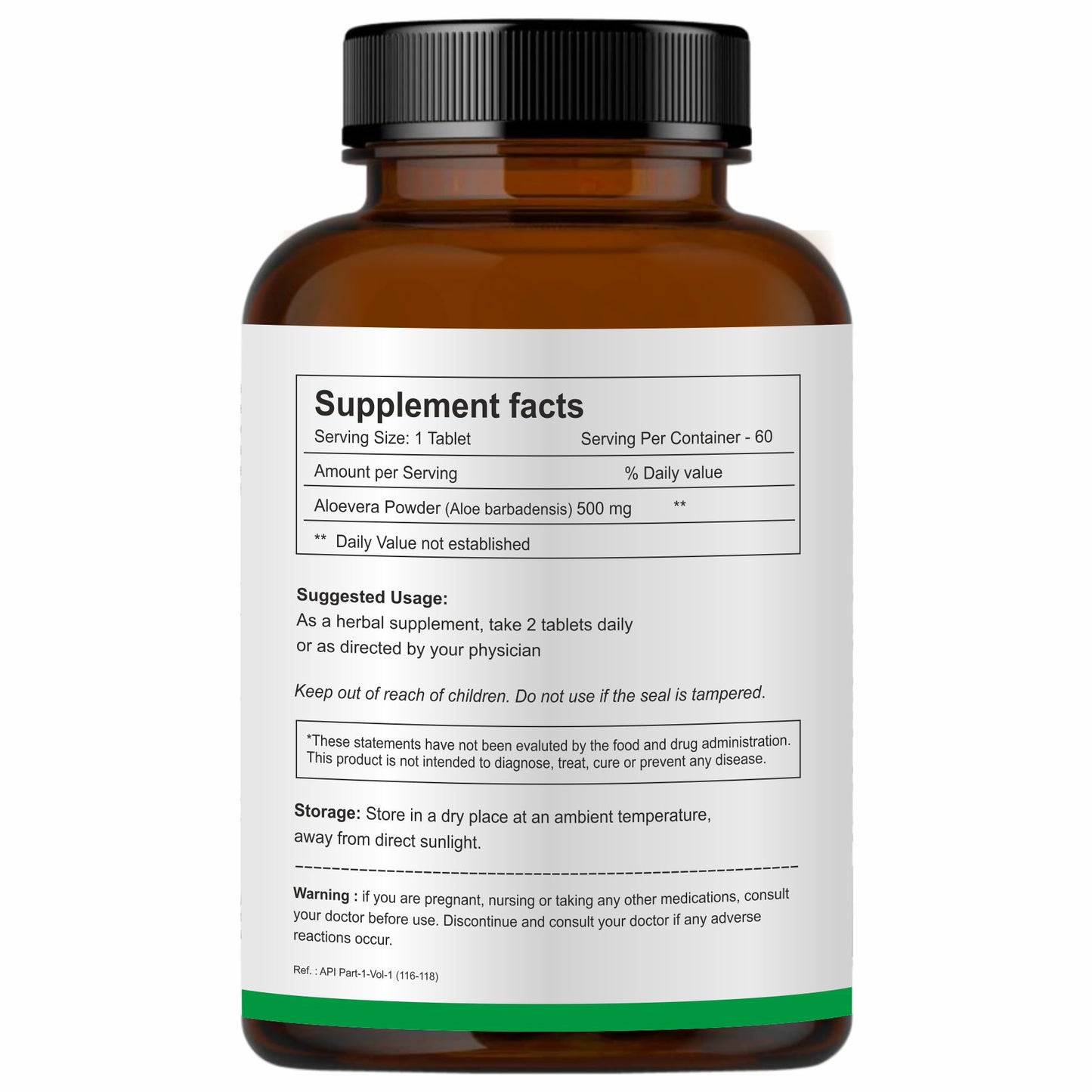 Aloevera (Aloe barbadensis miller) Tablet