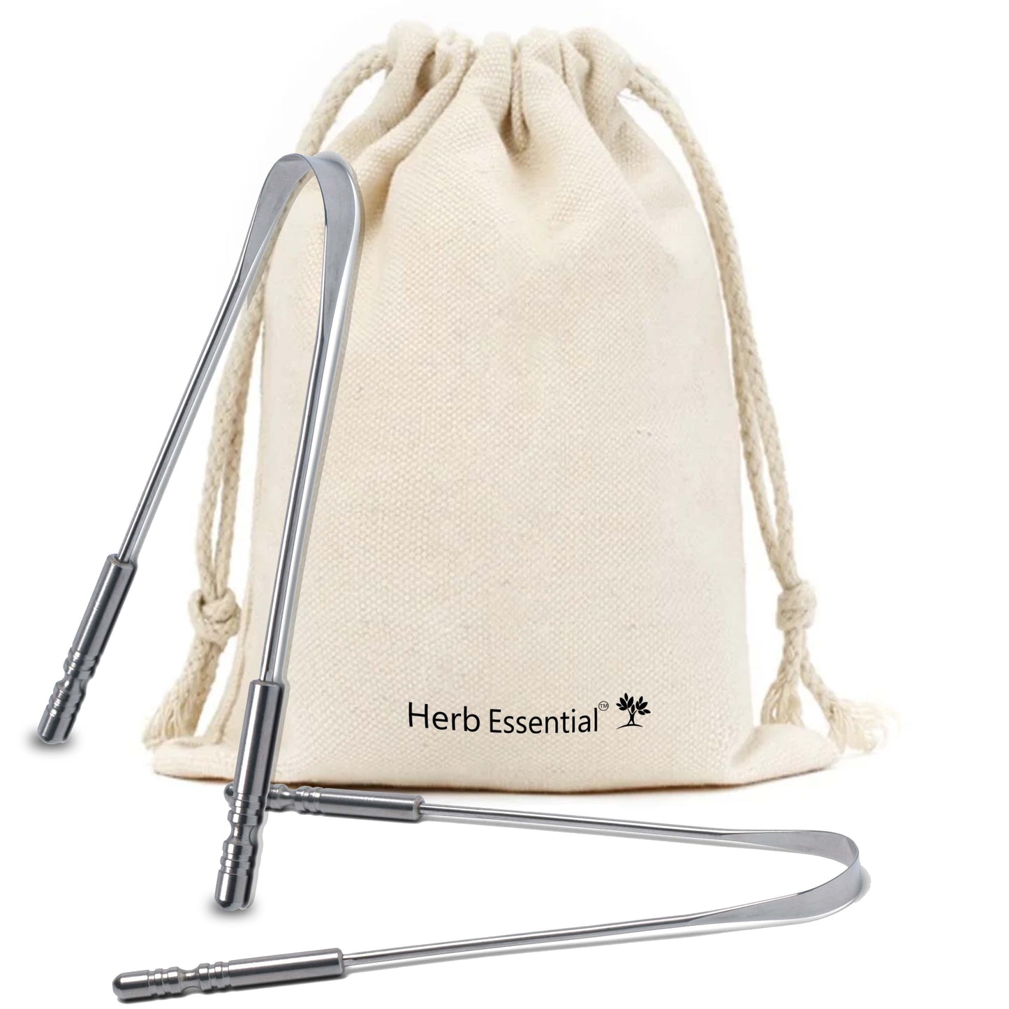 Stainless Steel Tongue Cleaner (Pack Of 2)