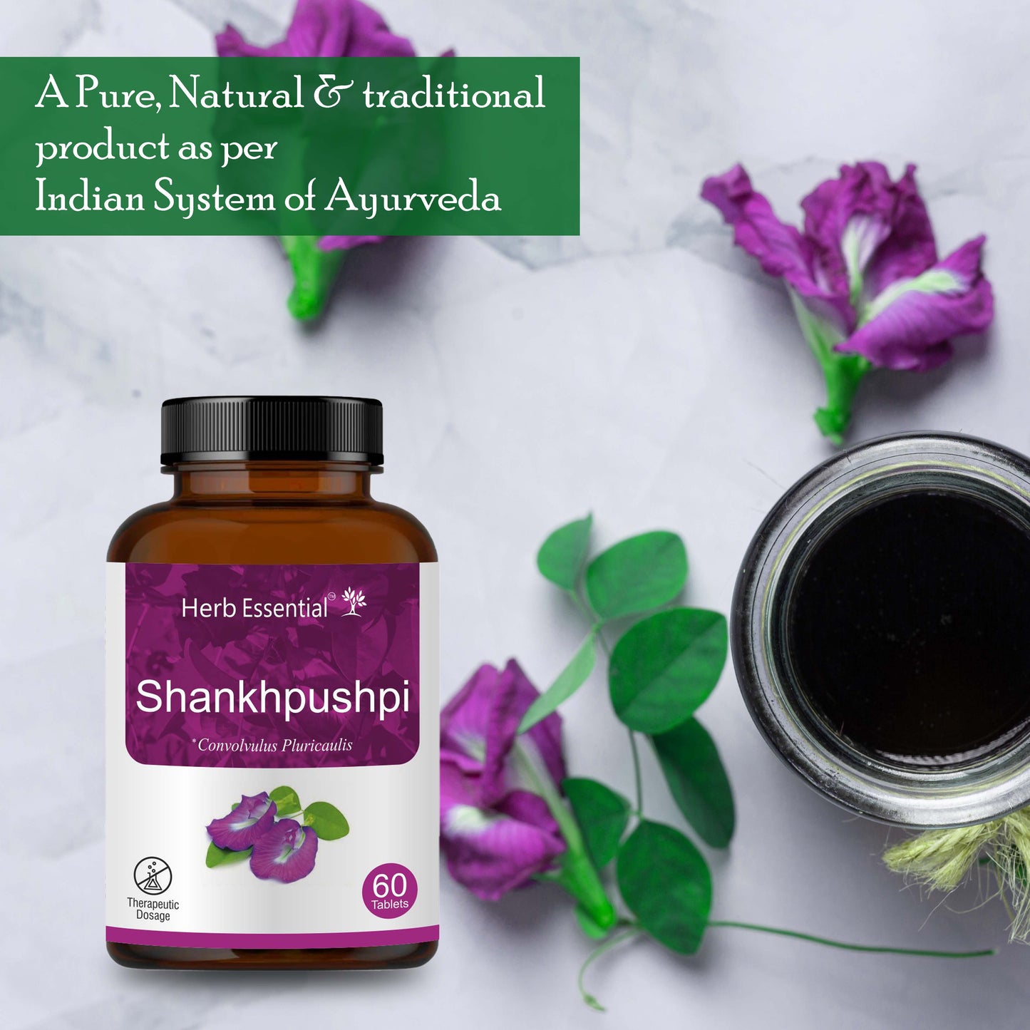 Shankhpushpi Tablets 500mg – 60 Tabs