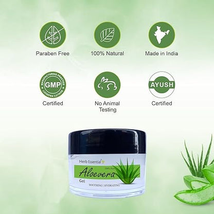 Aloevera Gel for face & Skin,120 g x 2 packs (240g)