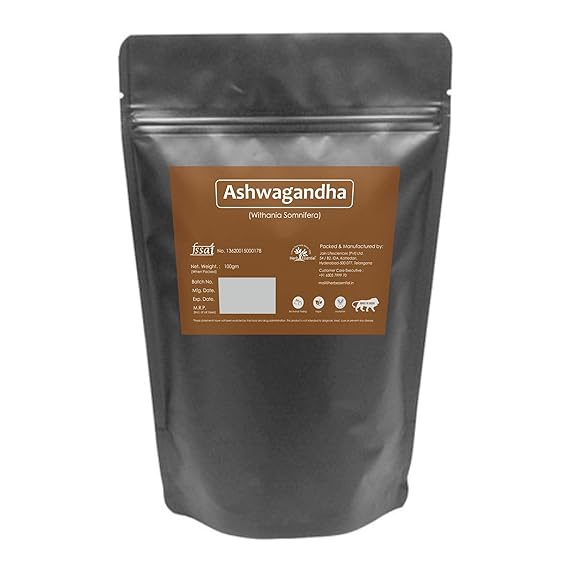 Ashwagandha (Withania Somnifera) Dry Root, 100g