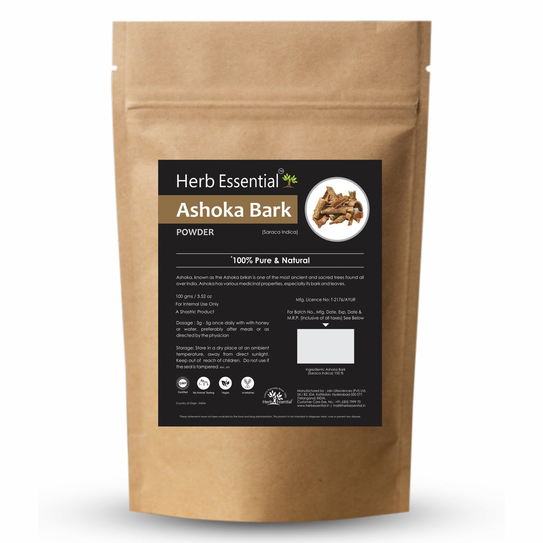 Herb Essential Ashoka Bark Powder- 100g