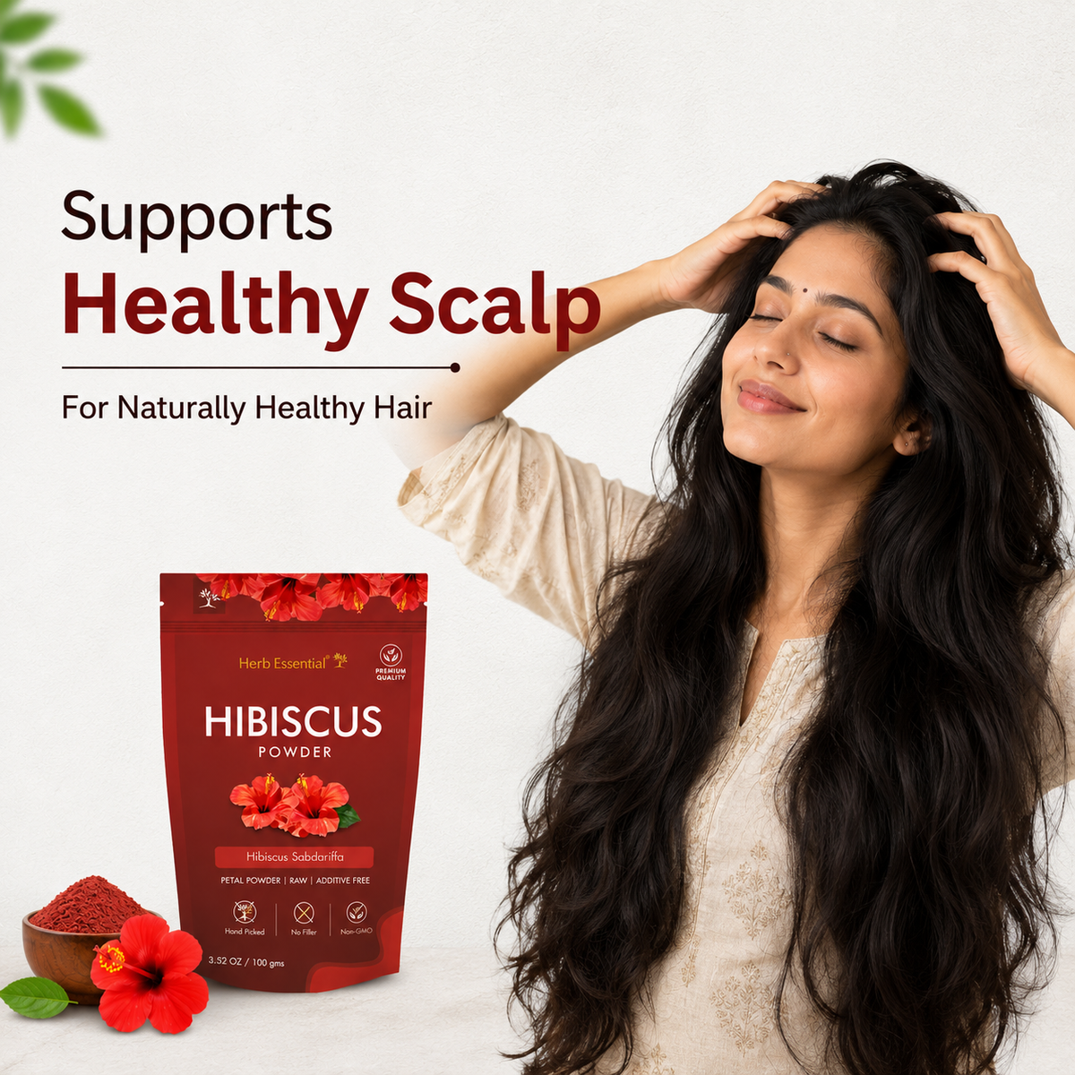 Hibiscus (Hibiscus rosa-sinensis) Powder 100g