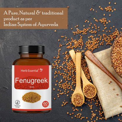 Herb Essential Fenugreek Tablets 60 Count