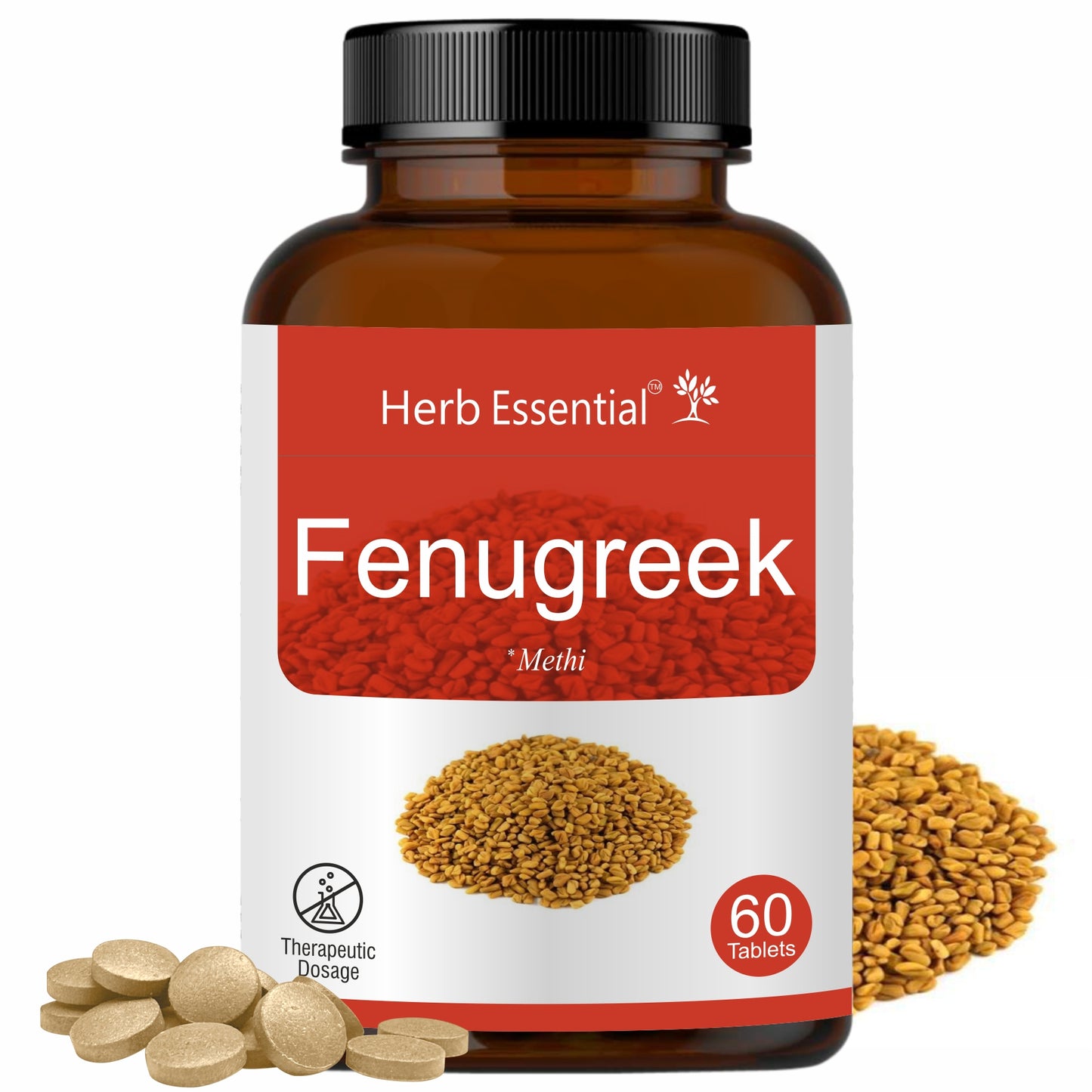 Herb Essential Fenugreek Tablets 60 Count