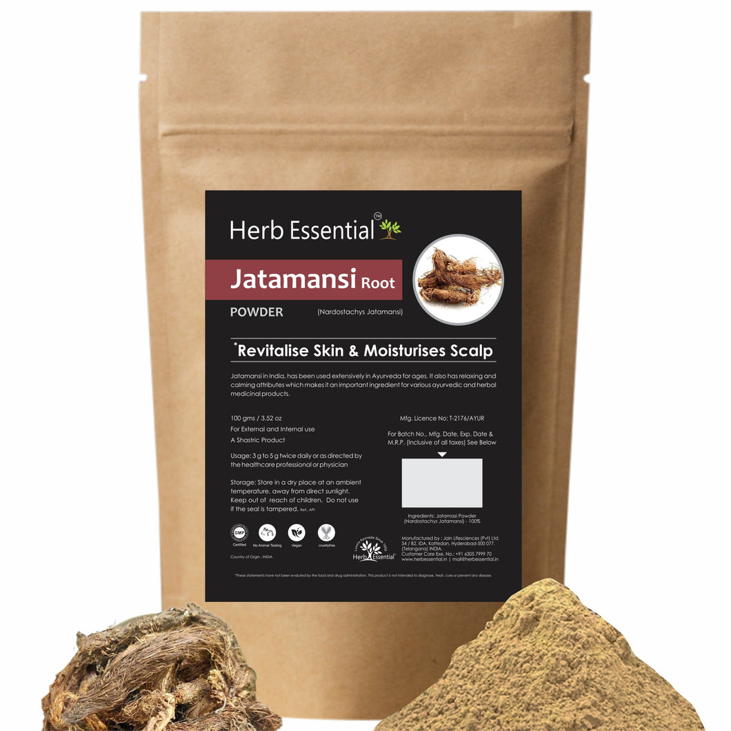 Herb Essential Jatamansi Root Powder-100g
