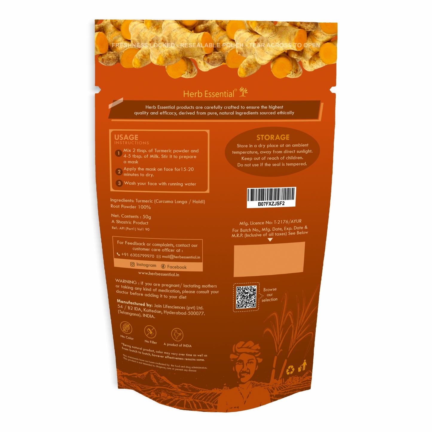 Turmeric (Curcuma longa) Powder