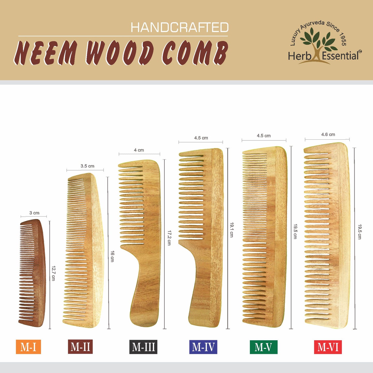 Wooden Comb ( M - I )