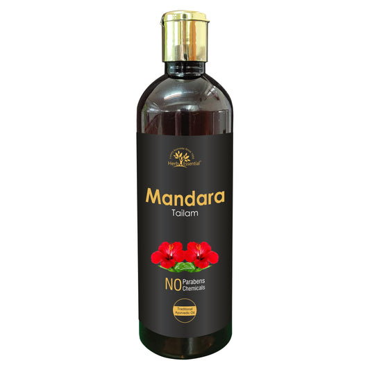 Mandara (Hibiscus) Oil (Tailam) 200 ml for Healthy hair