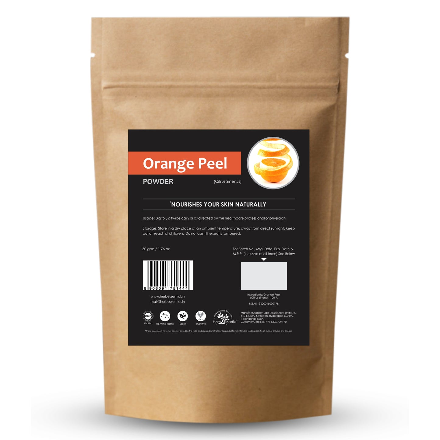 Orange Peel Powder